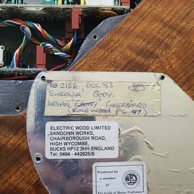 Wal Mk1 fretted 4 string Serial Number W2166  Shedua Body Indian Rosewood Fingerboard 1983 Shedua / image 6