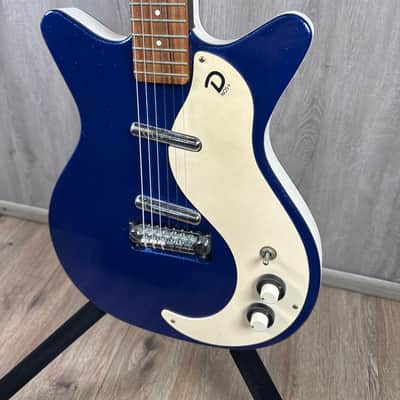 Danelectro 59M NOS+ Metalflake 60th Anniversary 2019 - Present - Blue Metalflake image 2