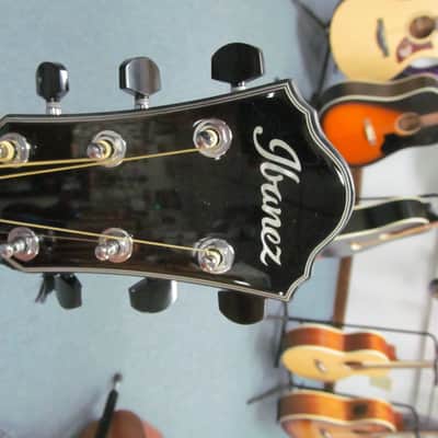 Ibanez AEWC400 Acoustic-Electric Guitar - Transparent Black Sunburst High Gloss image 5