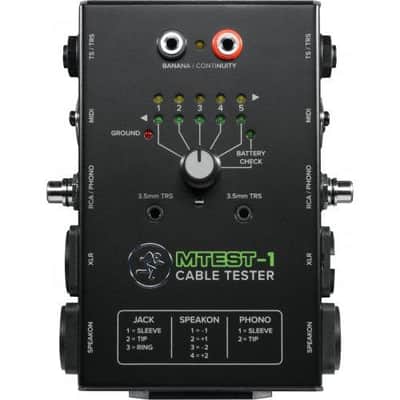 Mackie MTest-1 Cable Tester image 1