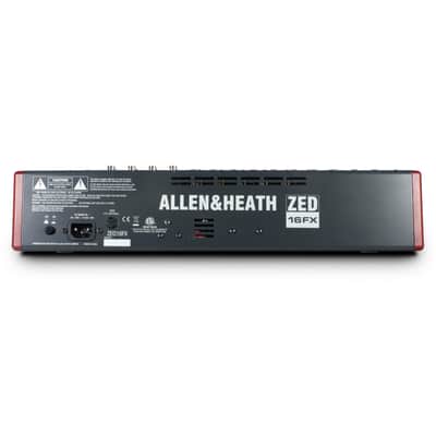 Allen & Heath ZED-16FX USB Mixer with Effects - Analog Mixer image 3
