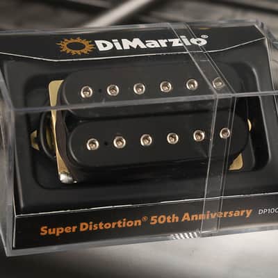 DiMarzio DP100BK Super Distortion Humbucker - Black / Standard Spacing