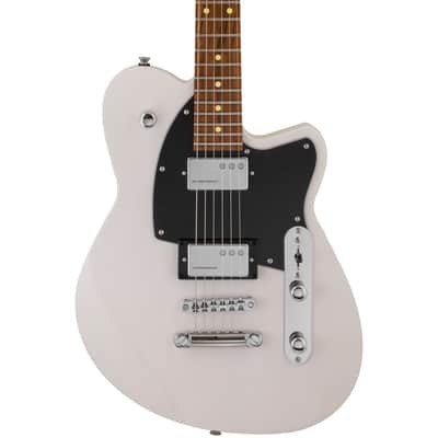 Reverend Charger HC Translucent White, Dark Roasted Maple image 1