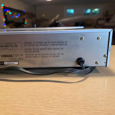 Vintage 1980s Yamaha T-10 AM/FM Analog Stereo Tuner Silver JAPAN Serviced Rare🎶 image 11