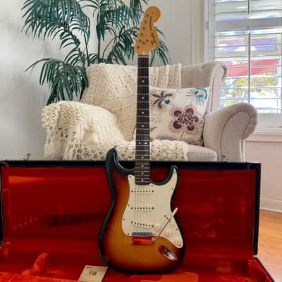 1973 Fender Stratocaster 3-Tone Sunburst Rosewood Neck w/OSHC - 7.2 Lbs! image 23