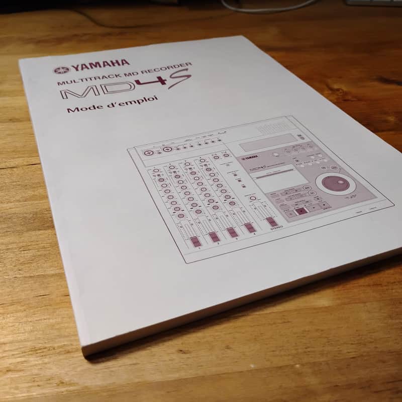 Yamaha MD4s 1990s user manual (French) image 1