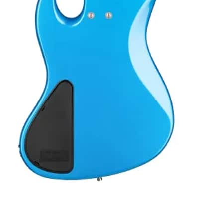 Sadowsky MetroExpress 21-Fret Vintage M/J Bass, Roasted Maple Fingerboard, 5-String - Solid Ocean Blue Metallic High Polish image 2