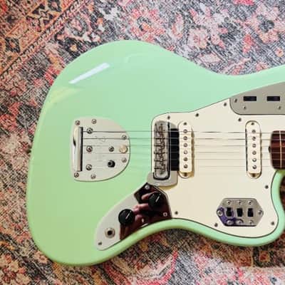 2001 Fender Yamano American Vintage ’62 Jaguar AVRI Surf Green image 3