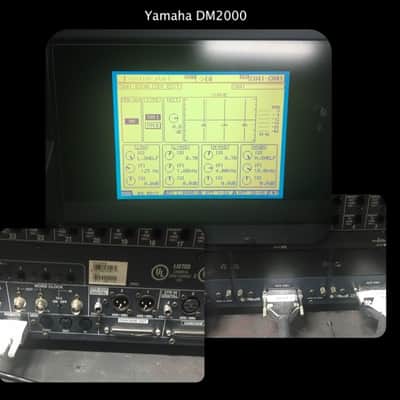 Yamaha DM2000 Mixer + 3 Yamaha AD8HR Input Expanders / Includes Cables and Meter Bridge image 4