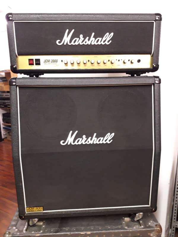 Marshall Marshall JCM 2000 DSL 50 Head + Marshall 1960A 4x12 Cabinet - Made in UK 2000s image 1