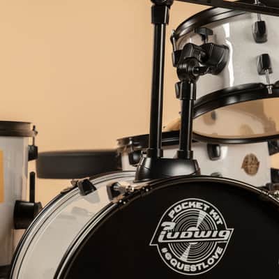Ludwig 'Pocket Kits' by Questlove in Sugar Sparkle - 10, 12sn, 13, 16" image 2