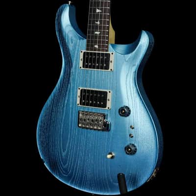 Paul Reed Smith CE 24-08 Swamp Ash Satin Limited Edition Electric Guitar - Frost Blue Metallic image 5
