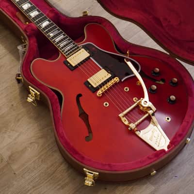 Epiphone "Inspired by Gibson Custom" '59 ES-355 With Bigsby 2025 - Present - Cherry Red Inspired by Noel Gallagher image 2