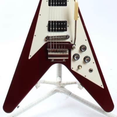 1995 Gibson Flying V '67 Reissue cherry red Maestro Vibrola image 1