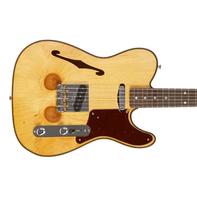 Fender Custom Shop Artisan Knotty Pine Thinline Telecaster Aged Natural (Pre-Owned, 2022, EC-) #CZ561711 image 1