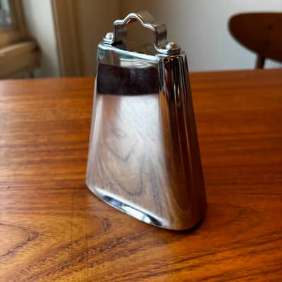 Vintage Japanese 4.75" Steel Cowbell MIJ Unmarked - See Video! image 1