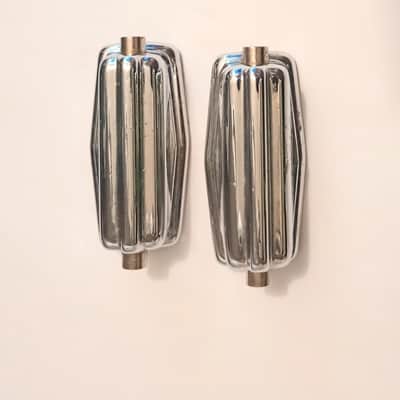 TAMA VINTAGE COFFIN STYLE IMPERIAL LUGS PAIR (2lugs) 70's - CHROME-FREE SHIP TO C-USA! image 1