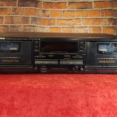 Pioneer CT-W404R Stereo Double Cassette Deck - One Side Non-Functioning image 1
