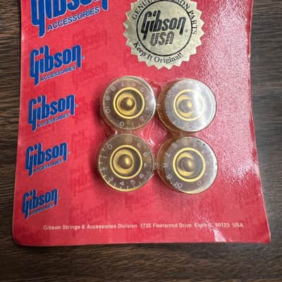 Gibson Gold Speed Knobs for Guitar SK-020 FOUR KNOBS image 1