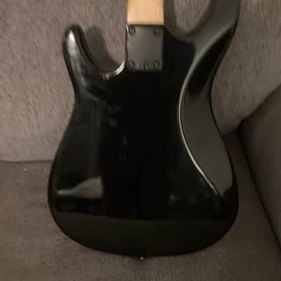 Vintage 1992 Peavey USA Fury 4 String P Bass Fender Precision Black Poplar Body Maple Neck Stringjoy image 4