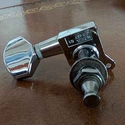2000's Jackson Chrome Electric Guitar Jin Ho Korea Tuners Tuning Pegs 6 In Line image 3