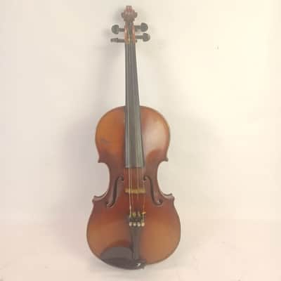 Nicolaus Amatus Fecit Cremona-1645 Italian Copy 4/4 Full Size Violin 1900s +Case image 1