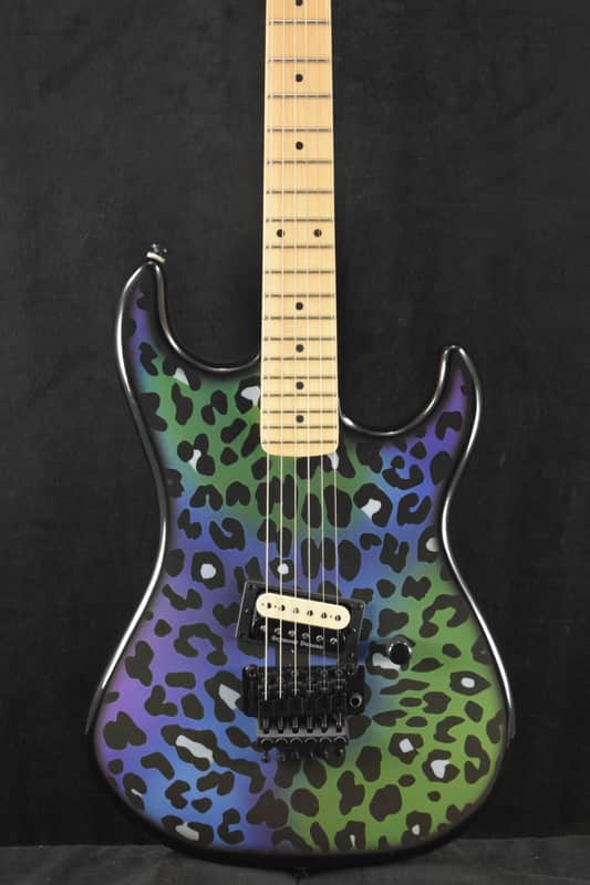 Kramer Baretta "Feral Cat" Custom Graphic Rainbow Leopard B-STOCK image 1