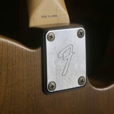 1986-1987 Fender Japan Telecaster CTL-50RL, Left-Handed, MIJ - Antique Ash - Leather Pickguard / Pro Setup image 8