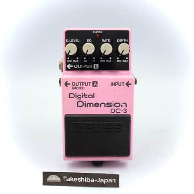 Boss DC-3 Digital Dimension 1988 Made in Japan Vintage Chorus Guitar Effect Pedal 905279