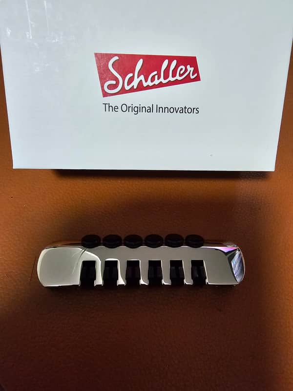 Schaller Micro Tuner Bridge 2020 - Chrome image 1