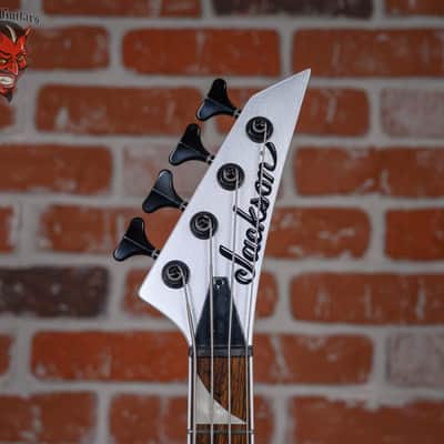Jackson X Series David Ellefson 30th Anniversary Concert Bass CBX IV Quicksilver 2025 w/Hardshell Case image 9
