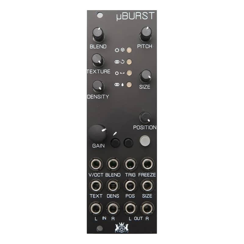 Michigan Synth Works uBurst Eurorack Granular Processor Module - Clouds (Black) image 1