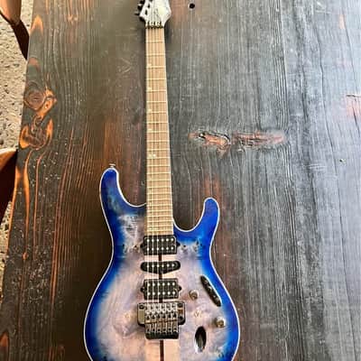 Ibanez S1070PBZ-CLB Premium with Rosewood Fretboard 2021 - Present - Cerulean Blue Burst image 3