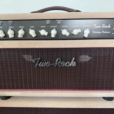 Two Rock Deluxe Vintage Deluxe 35watt Head & Matching 3x10 Cab 2024 - Dog Suede image 2