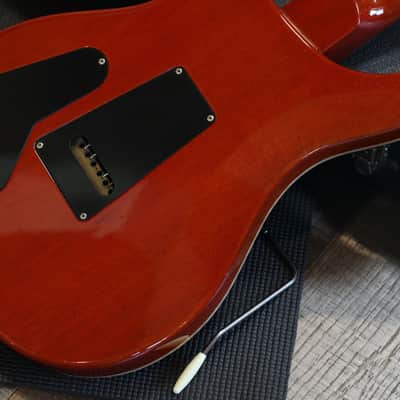 2000 PRS Custom 22 10 Top Electric Guitar Blood Orange + OHSC image 16