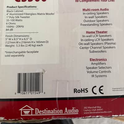 NIB Destination Audio CS500 2007 Black image 2
