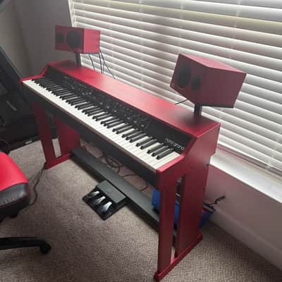 Nord Grand Hammer Action 88-Key Digital Piano 2019 - 2022 - Red (With red wood stand triple pedal and monitors)