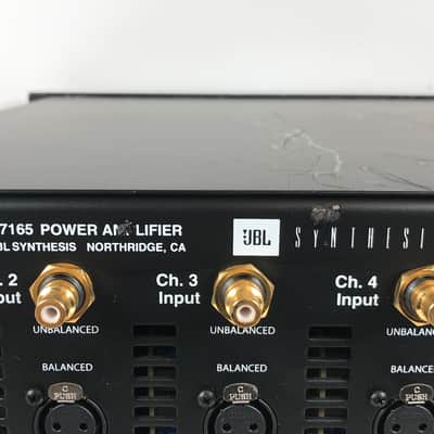 JBL Synthesis S7165 7 Channel Power Amplifier, Balanced XLR, 200W /ch image 8