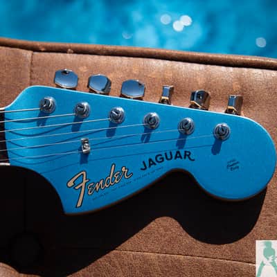Fender MIJ FSR Traditional II Late '60s Jaguar w Matching Headstock! Limited Edition Lake Placid Blue - Better Than New! Pro Set Up w Perfect Frets/Action/Intonation! image 5