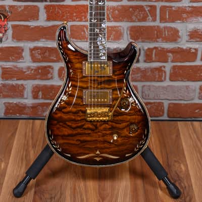 PRS Private Stock #1320 10th Anniversary Quilted Maple Top Amber Tiger Eye Burst with Brazilian Rosewood 2006 w/OHSC image 1