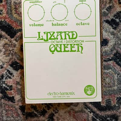 Electro-Harmonix / JHS "Big Box" Lizard Queen Octave Fuzz 2023 - Silver / Green image 2