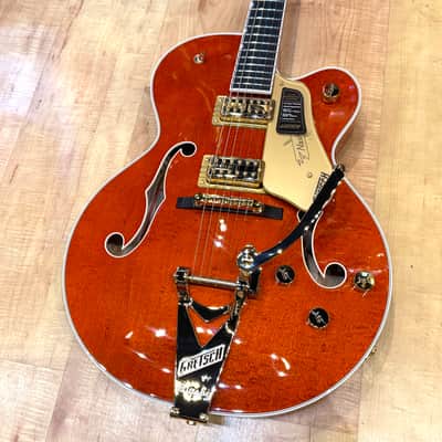Gretsch 6120 Nashville Hollow Body with String-Thru Bigsby and Gold Hardware 2025 - Orange Stain image 1