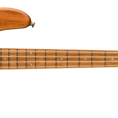 Charvel Pro-Mod San Dimas® Bass PJ IV MAH, Caramelized Maple Fingerboard, Natural Mahogany image 4