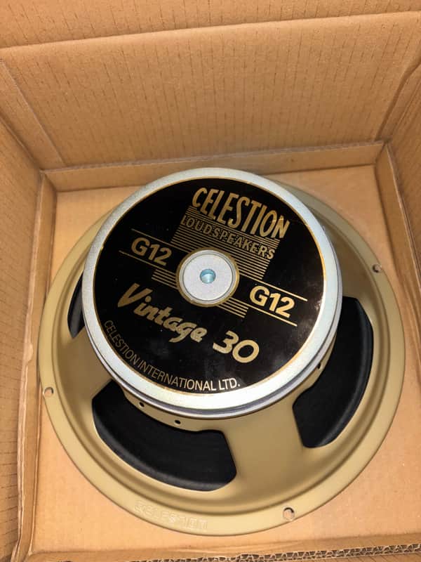 Celestion Vintage 30 12" 60W 16 Ohm Speaker 2010s - Black image 1