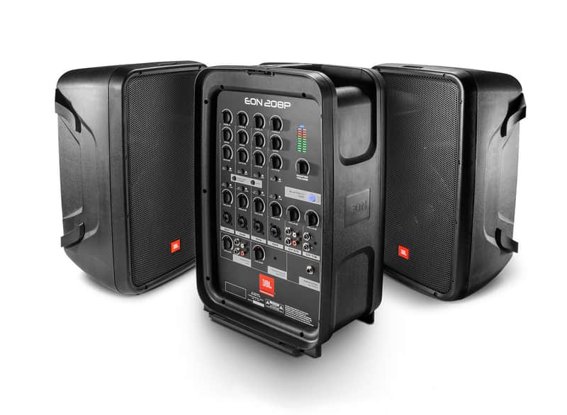 JBL EON208P Portable 8 Two-Way PA with Powered 8-Channel Mixer and Bluetooth image 1
