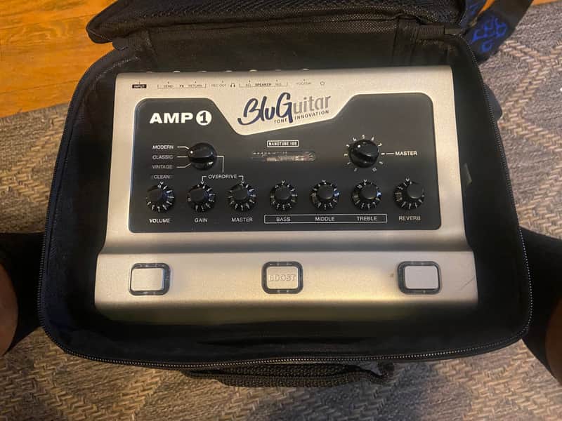 BluGuitar Amp1 Mercury Edition 100-Watt Nanotube Pedalboard Guitar Amp