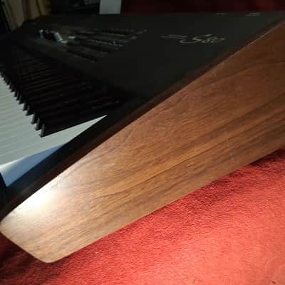 Yamaha S80 Synthesizer Replacement Wood End Panels - Solid Exotic African Sapele Wood image 2