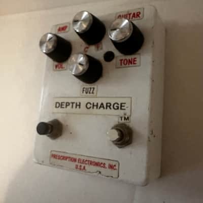 Vintage Prescription Electronics Depth Charge Bass Fuzz Pedal Super Rare!!! image 3