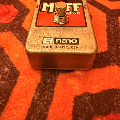 Electro-Harmonix Nano Muff Overdrive- Red / Grey image 1