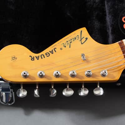 2013 Fender Japan MIJ JG66 ’62 Reissue Jaguar 3-Tone Sunburst w/ Hard-Shell Case image 3